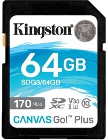 Карта памяти Kingston Canvas Go! Plus SDXC 64 ГБ Карта памяти Kingston Canvas Go! Plus SDXC 64 ГБ