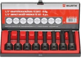 Набор торцевых головок Würth 0715900100 1/2" (8 пр.)