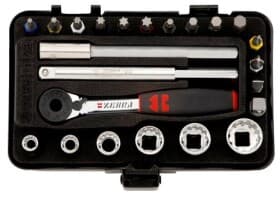 Набір бит та торцевих головок з тріскачкою Würth Zebra 09651123 19 шт.