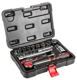 Набір торцевих головок та компонентів Top Tools 38D520 1/4", 3/8" (20 пр.)