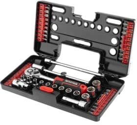 Набор бит и торцевых головок с трещоткой Intertool Storm VT-3657 48 шт.