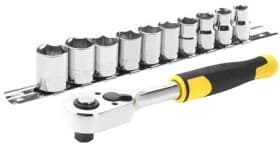 Набор торцевых головок и комплектующих Stanley STMT82670-0 3/8" (11 пр.)