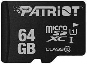 Карта памяти Patriot LX Series microSDXC 64 ГБ