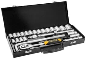 Набор торцевых головок и комплектующих Topex 38D850 1/2" (25 пр.)