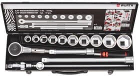 Набор торцевых головок и комплектующих Würth 09651415 3/4" (15 пр.)