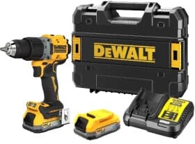 Шуруповерт DeWALT аккумуляторный DCD800E2T (2 аккумулятора + ЗУ + чехол)