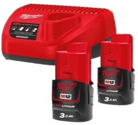 Комплект зарядки Milwaukee M12 NRG-302