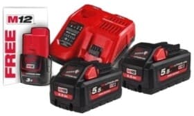 Комплект зарядки Milwaukee M18 HNRG-552