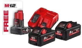 Комплект зарядки Milwaukee M18 HNRG-802