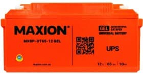 Аккумулятор для ИБП Maxion MXBP-OT65-12D MXBPOT6512DGEL 65 Ач 12 В