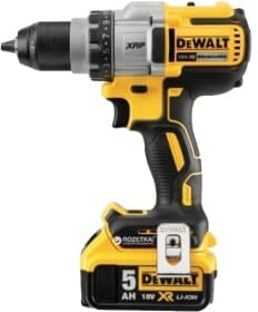 Дрель безударная DeWALT DCD991P2 аккумуляторная (2 аккумулятора + ЗУ + чехол)