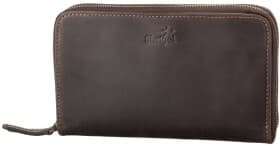 Клатч Shvigel 11083 без логотипа авто коричневый