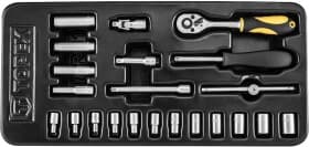 Набор торцевых головок и комплектующих Topex 79r511 1/4" (21 пр.)