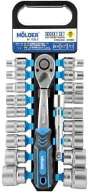 Набір торцевих головок та компонентів Molder MT62820 1/2" (20 пр.)
