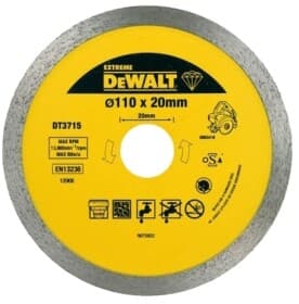 Круг отрезной DeWALT Extreme DT3715 110 мм