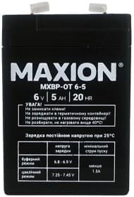 Аккумулятор для ИБП Maxion MXBPOT65 5 Ач 6 В