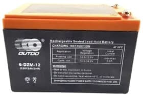 Аккумулятор для ИБП Outdo 6-DZM 6DZM12 12 Ач 12 В