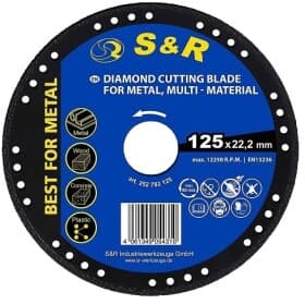 Круг отрезной S&R 252782125 125 мм