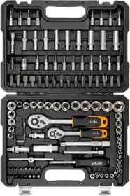 Набір бит та торцевих головок з тримачем та тріскачкою JCB JCB-41082-5DS 33 шт.