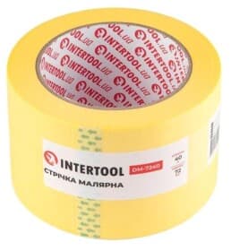 Малярный скотч Intertool DM-7240 на бумажной основе 72 мм x 40 м