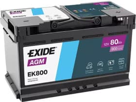 Аккумулятор Exide 6 CT-80-R Start-Stop AGM EK800