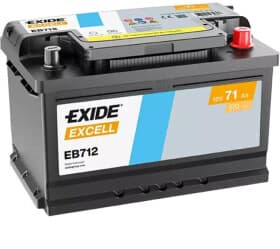 Аккумулятор Exide 6 CT-71-R Excell EB712
