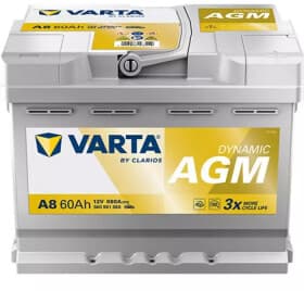 Акумулятор Varta 6 CT-60-R Silver Dynamic AGM 560901068