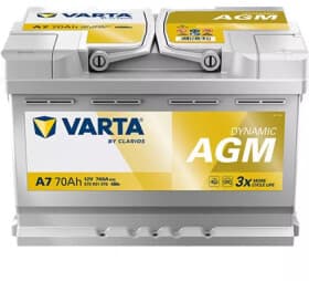 Акумулятор Varta 6 CT-70-R Silver Dynamic AGM 570901076
