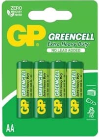 Батарейка GP Zinc Carbon 25-1014-blister AA (пальчиковая) 1,5 V 4 шт Батарейка GP Zinc Carbon 25-1014-blister AA (пальчиковая) 1,5 V 4 шт