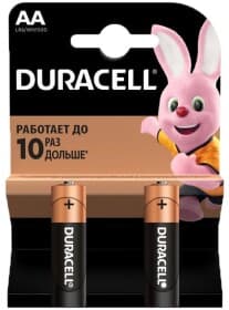 Батарейка Duracell 6409640 AA (пальчикова) 1,5 V 2 шт