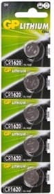 Батарейка GP Lithium Cell CR1620U5 CR1620 3 V 5 шт