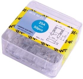 Набір запобіжників WTE WTE-M25 FN mini 50 шт.
