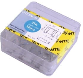 Набір запобіжників WTE WTE-SM25 FL mini 50 шт.
