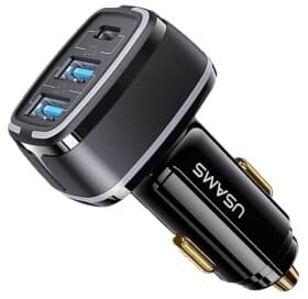 USB зарядка в авто Usams C24 US-CC142