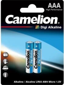 Батарейка Camelion Digi Alkaline 24669 AAA (мізинчикова) 1,5 V 2 шт