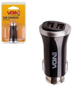 USB зарядка в авто Voin C-2411BK