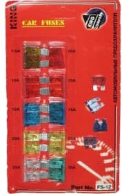 Набор предохранителей King FS-12 FT 10 шт.