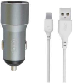 USB зарядка в авто XO TZ09 XO-TZ09L-GR
