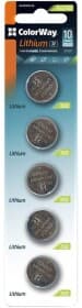 Батарейка Color Way Lithium Power CW-BACR2032-5BL CR2032 3 V 5 шт