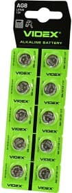 Батарейка Videx АG8 SR55 1,5 V 10 шт