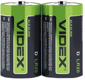 Батарейка Videx LR2O/D D 1,5 V 2 шт