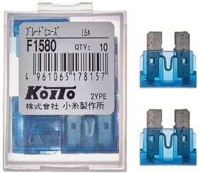 Набор предохранителей KOITO F1580 FT midi (normal) 10 шт.