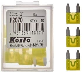 Набор предохранителей KOITO F2070 FN mini 10 шт.