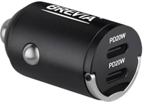 USB зарядка в авто Brevia ePower NanoMetal 46040DCMB