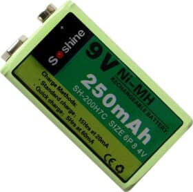 Акумуляторна батарейка Soshine 11-1024 250 mAh 1 шт Акумуляторна батарейка Soshine 11-1024 250 mAh 1 шт