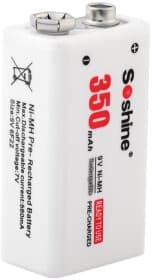 Аккумуляторная батарейка Soshine 11-1055 350 mAh 1 шт Аккумуляторная батарейка Soshine 11-1055 350 mAh 1 шт