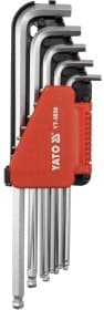 Набор ключей шестигранных Yato YT5837 1/16"-3/8" с шарообразным наконечником 12 шт