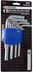 Набір ключів TORX Forsage F-5151 T6-T60 15 шт