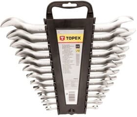 Набір ключів ріжкових Topex 35D657 6-32 мм 12 шт