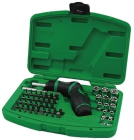 Отвертка реверсивная с набором бит Toptul GAAI5401